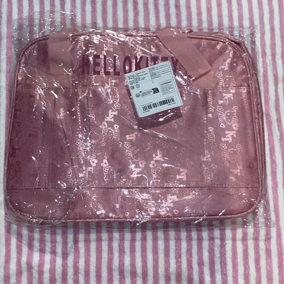 Hello Kitty Luggage Bag, Large Capacity Zipper Travel Bag, Women's Waterproof - Picture 4 of 6